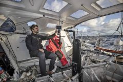 Boris Herrmann, Deutscher Vendee Globe Teilnehmer auf seiner IMOCA Yacht Seaexplorere/Malizia_II.